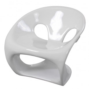 哈拉扶手椅/簡約玻璃鋼單人梳化椅/現代戶外休閑椅