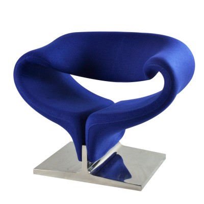 飄帶椅/簡約創意皮藝單人梳化椅子/現代布藝休閑躺椅