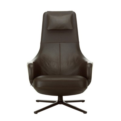 勒波躺椅簡約皮藝梳化椅布藝靠背扶手休閑轉椅