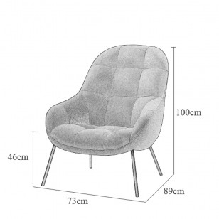 芒果椅簡約布藝單人梳化椅現代休閑椅