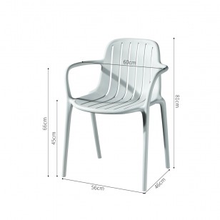 加厚塑料餐椅家用可疊放凳子成人靠背休閒椅子奶茶店戶外扶手椅