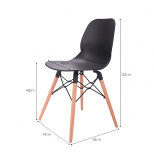 現代簡約休閒塑料靠背餐椅創意鐵藝椅實木辦公洽談椅戶外奶茶椅