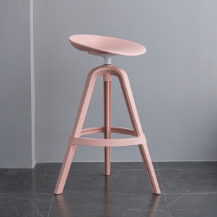 吧台椅現代簡約家用高腳凳可旋轉收銀台椅子塑料創意吧椅