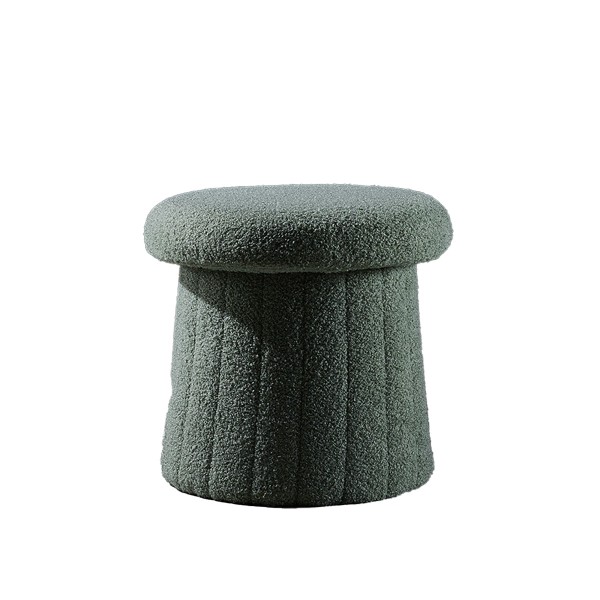 北歐梳化凳創意矮凳蘑菇坐墩臥室客廳穿鞋凳子門口圓墩家用小凳子-C款