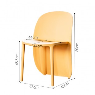 北歐塑料椅子靠背餐椅家用現代簡約網紅化妝椅奶茶店戶外休閑凳子