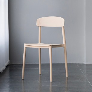 北歐塑料加厚餐椅家用現代簡約靠背凳子網紅經濟型奶茶店休閑椅子