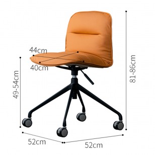 北歐電腦椅子家用書房辦公椅舒適久坐靠背可升降座椅人體工學轉椅