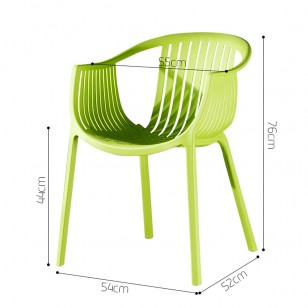 北歐塑料加厚餐椅現代簡約家用靠背戶外簡易休閒椅子扶手洽談凳子