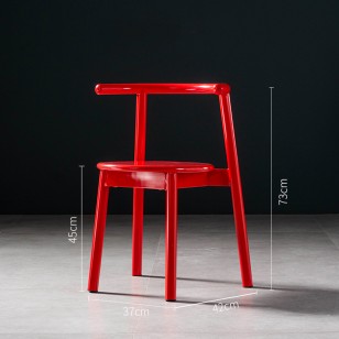 北歐鐵藝餐椅家用網紅簡約化妝椅咖啡廳奶茶店可疊放靠背休閒椅子