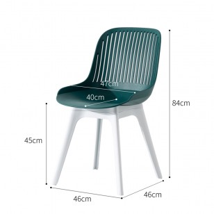 塑料餐椅家用現代簡約凳子書桌用奶茶店戶外靠背休閒椅子