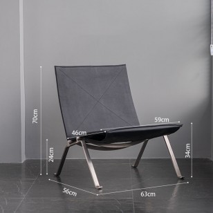 北歐不銹鋼單人梳化椅小戶型客廳簡約單椅設計師輕奢陽台休閒椅子