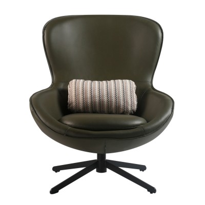 蝸牛休閑椅/簡約現代皮藝單人梳化椅