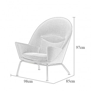 眼睛椅簡約現代單人布藝梳化椅北歐休閑皮藝洽談躺椅