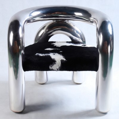 新天體休閑椅簡約現代布藝皮藝單人梳化椅