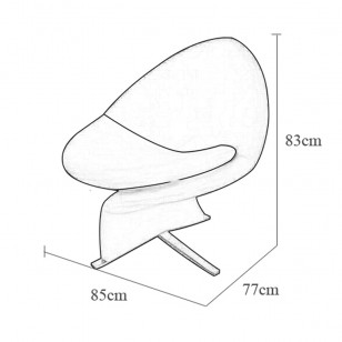 簡約布藝梳化椅現代休閑躺椅