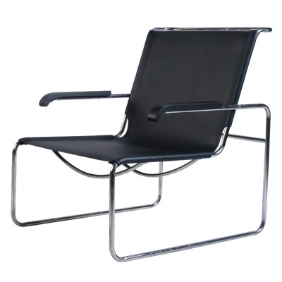 中古风不锈钢管马鞍皮加厚革休闲椅简约办公椅皮沙发椅