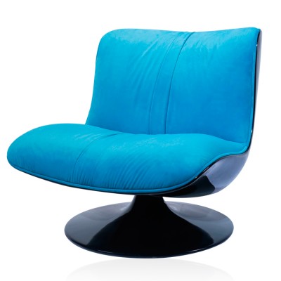 瑪麗蓮休閑椅簡約現代北歐布藝單人梳化椅子