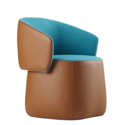 展翅椅簡約藝術單人梳化椅現代布藝休閑躺椅