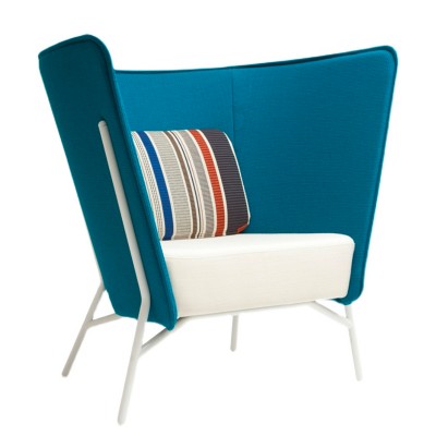 靈光椅簡約布藝梳化椅現代金屬休閑躺椅