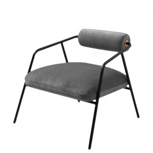 賽勒斯椅 簡約布藝單人梳化椅 現代休閑躺椅