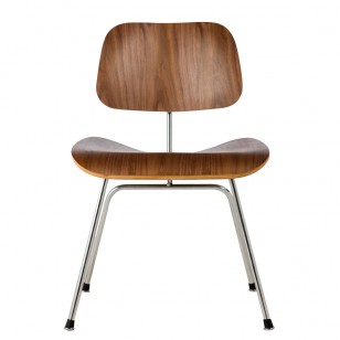 伊姆斯高矮腳全木凳簡約現代實木彎板餐椅子金屬腳休閑椅