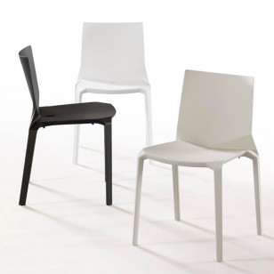 平面椅北歐設計師簡約堆疊餐椅戶外塑料椅子