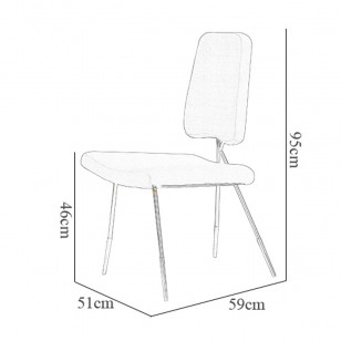 馬克西姆餐椅輕奢椅子簡約現代布藝椅