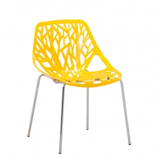 蕾斯椅樹椅莉莉椅簡約镂空餐椅子塑料椅
