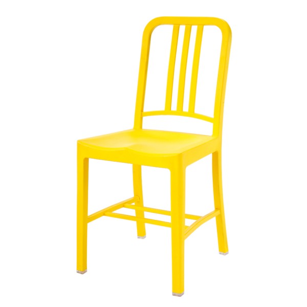 海軍椅簡約塑料靠背餐椅現代戶外椅子洽談椅