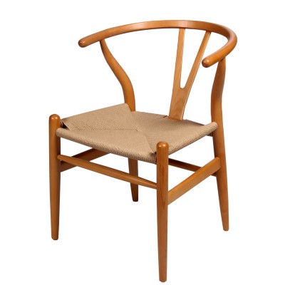 叉骨椅Y椅設計師簡約實木編繩扶手餐椅洽談接待椅