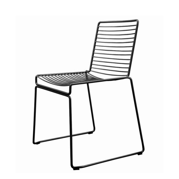 熙餐椅設計師現代簡約鐵藝金屬戶外休閑餐椅子