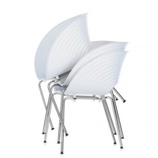 貝殼椅螺絲椅簡約堆疊餐椅/現代升降休閑靠背扶手椅