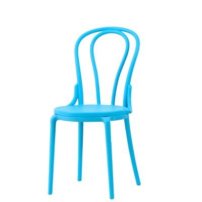 也納餐椅設計師塑料簡約靠背戶外休閑椅