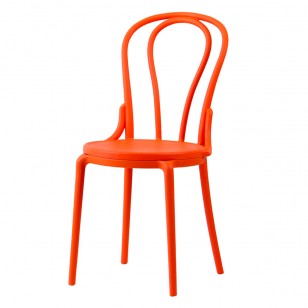 也納餐椅設計師塑料簡約靠背戶外休閑椅