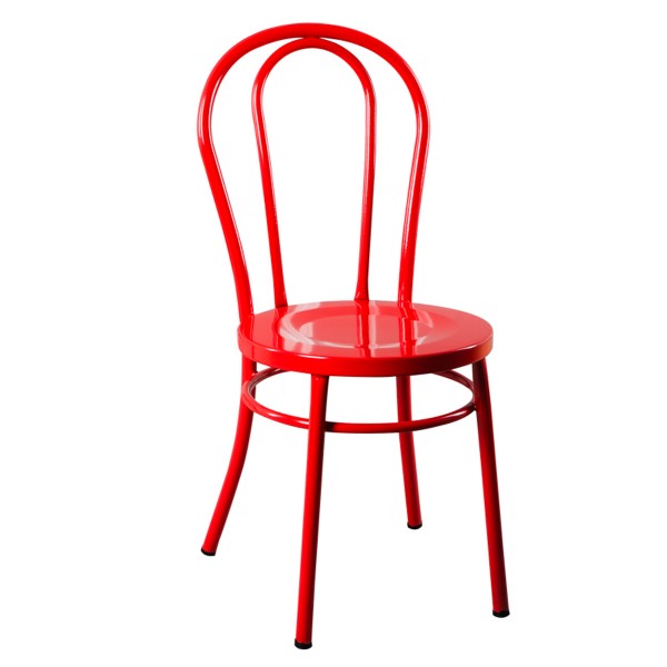 維也納椅設計師鐵藝簡約戶外休閑洽談餐椅