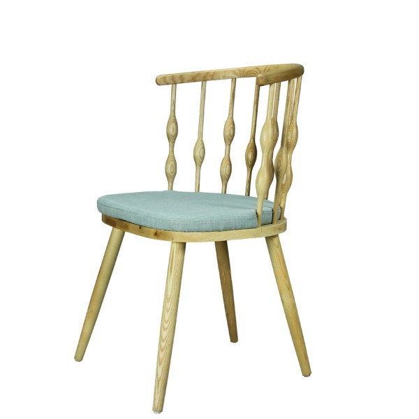 疤結椅簡約餐椅現代實木軟包靠背扶手椅餐廳椅
