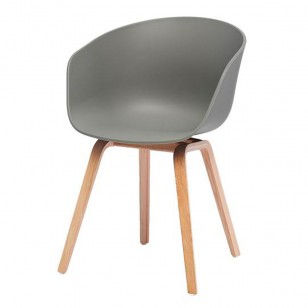 北歐設計師創意扶手餐椅簡約塑料椅子