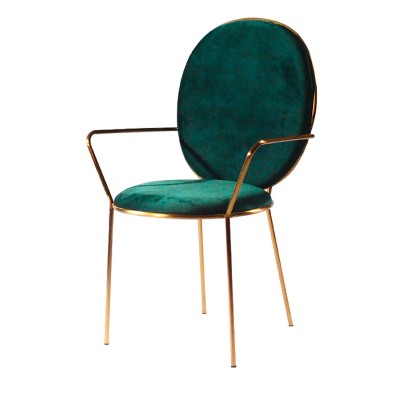 停留扶手餐椅/輕奢布藝餐椅簡約不鏽鋼椅子