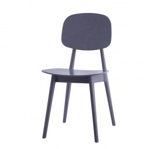 淘椅/北歐丹麥設計師塑料餐椅簡約馬卡龍風靠背椅子