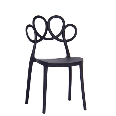 西西椅 設計師簡約塑料彩色餐椅洽談椅餐椅