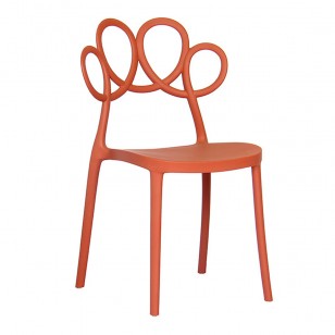 西西椅 設計師簡約塑料彩色餐椅洽談椅餐椅