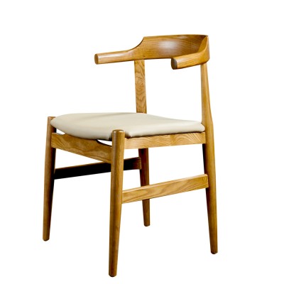 漢斯椅北歐設計師現代簡約實木扶手餐椅