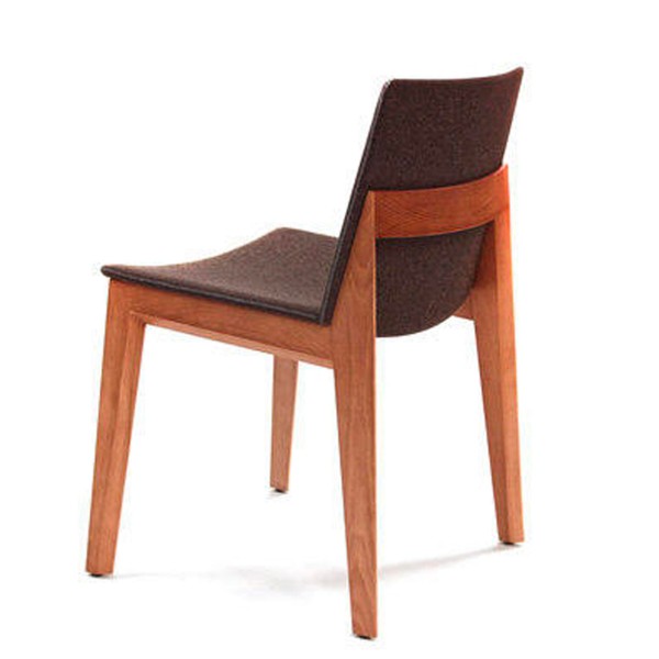 北歐實木餐椅現代簡約靠背成人餐椅皮藝椅