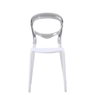 韋恩椅/簡約餐椅/現代設計師透明塑料椅子餐廳靠背椅