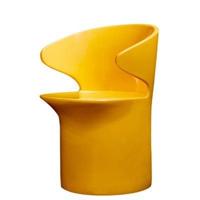 焦點椅/簡約塑料扶手餐椅休閑洽談椅