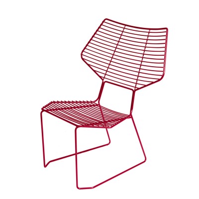 外僑椅網格焊接椅子北歐簡約鐵藝餐椅戶外椅