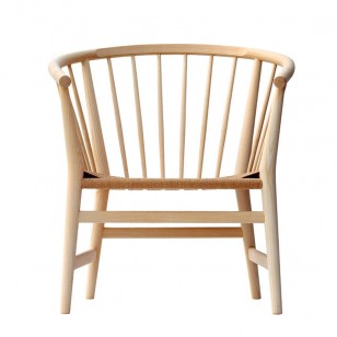 北歐實木編繩餐椅簡約扶手餐椅子