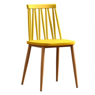溫莎椅北歐創意洽談椅子懶人靠背塑料餐椅