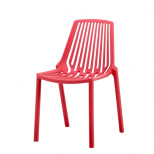簡約塑料靠背餐椅現代堆疊放戶外椅子