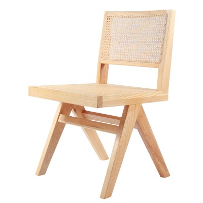 國會大廈複合椅/簡約實木餐椅現代編藤椅子